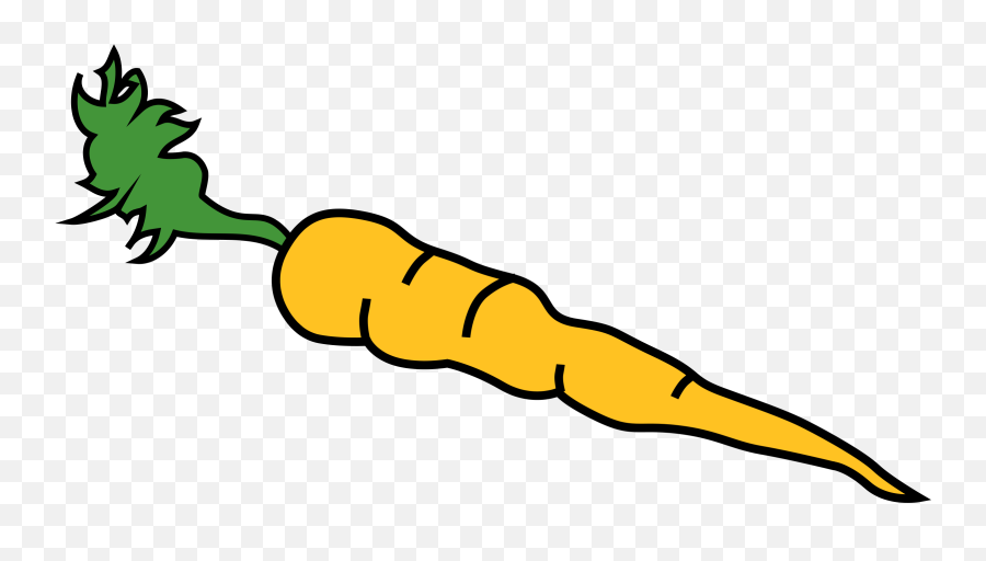 Clipart - Carrot Line Cartoon No Background Emoji,Carrot Clipart
