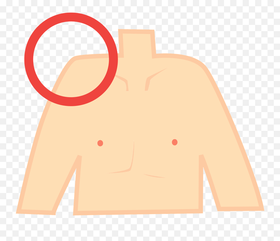 Human Shoulder Clipart - For Adult Emoji,Spine Clipart