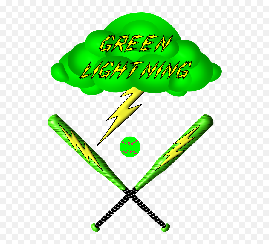 Green Lightning Softball - Language Emoji,Green Lightning Png