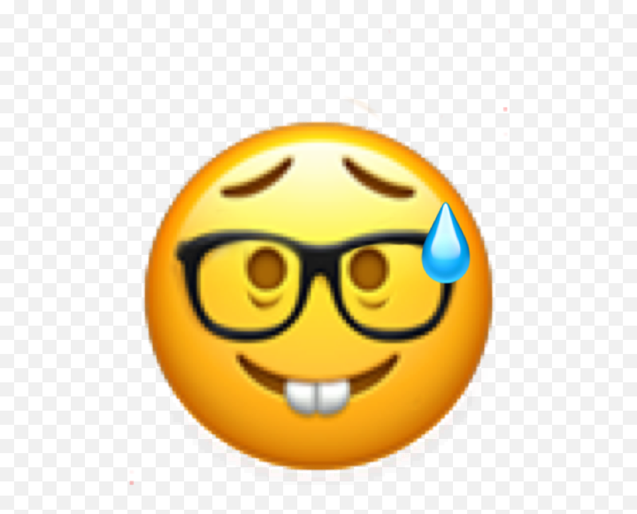 Apple Nerd Face Emoji Png Png Download,Nerd Emoji Png