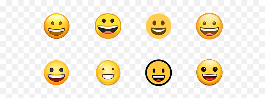The Evolution Of Emoji - Happy,Emojis Png