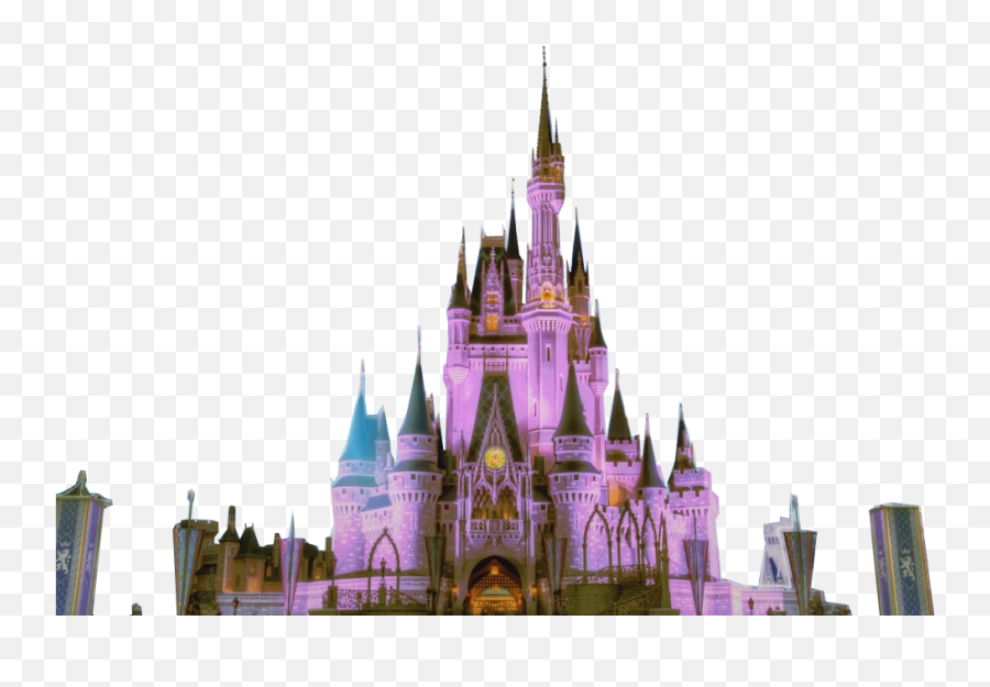 Transparent Disney Castle Png Png - Disney Cinderella Castle Emoji,Castle Png