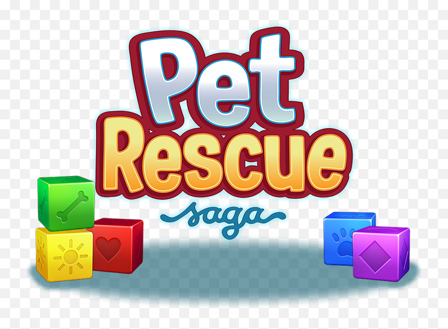 Pet Rescue Saga Logo Clipart - Full Size Clipart 1951488 Emoji,Rescue Logo