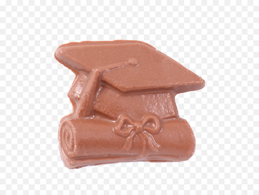 Graduation Cap U0026 Scroll Mold - Chocolate Transparent Solid Emoji,Graduation Cap Clipart