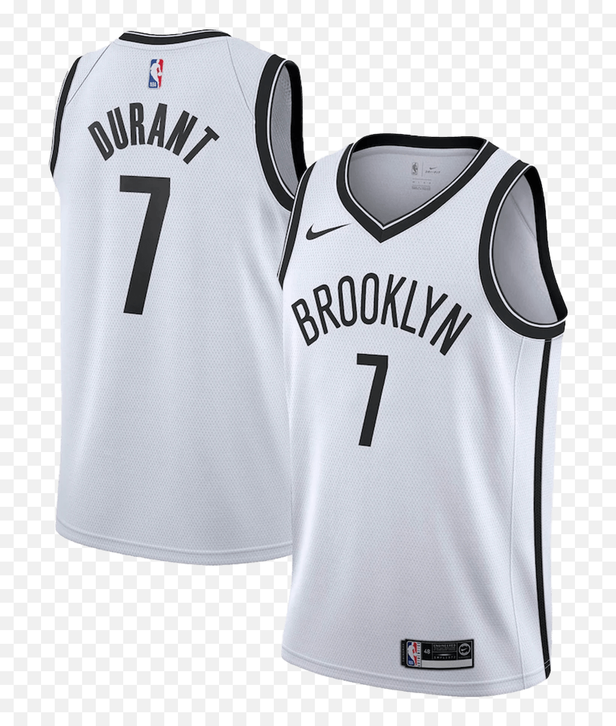 Menu0027s Brooklyn Nets Kevin Durant No7 White 19 - 20 Swingman Emoji,Kevin Durant Png