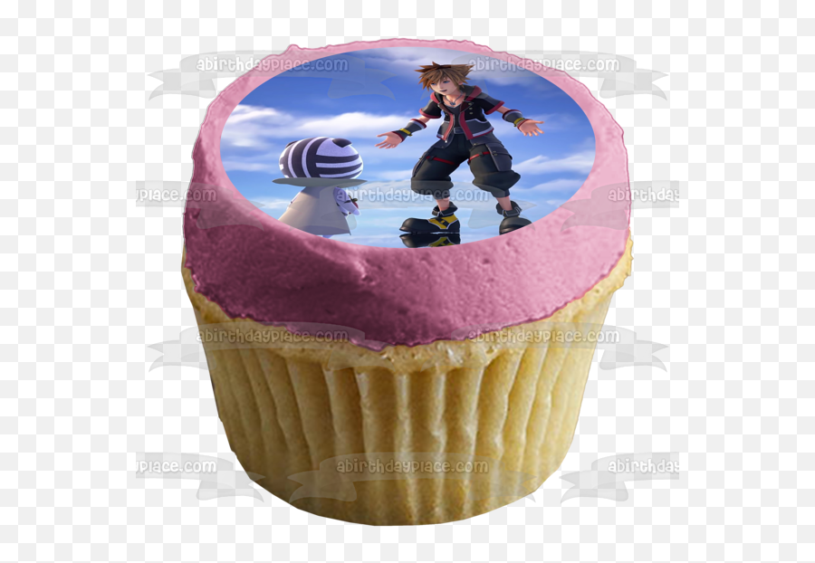 Kingdom Hearts 3 Re Mind Dlc Sora Edible Cake Topper Image Abpid53414 Emoji,Kingdom Hearts 3 Png