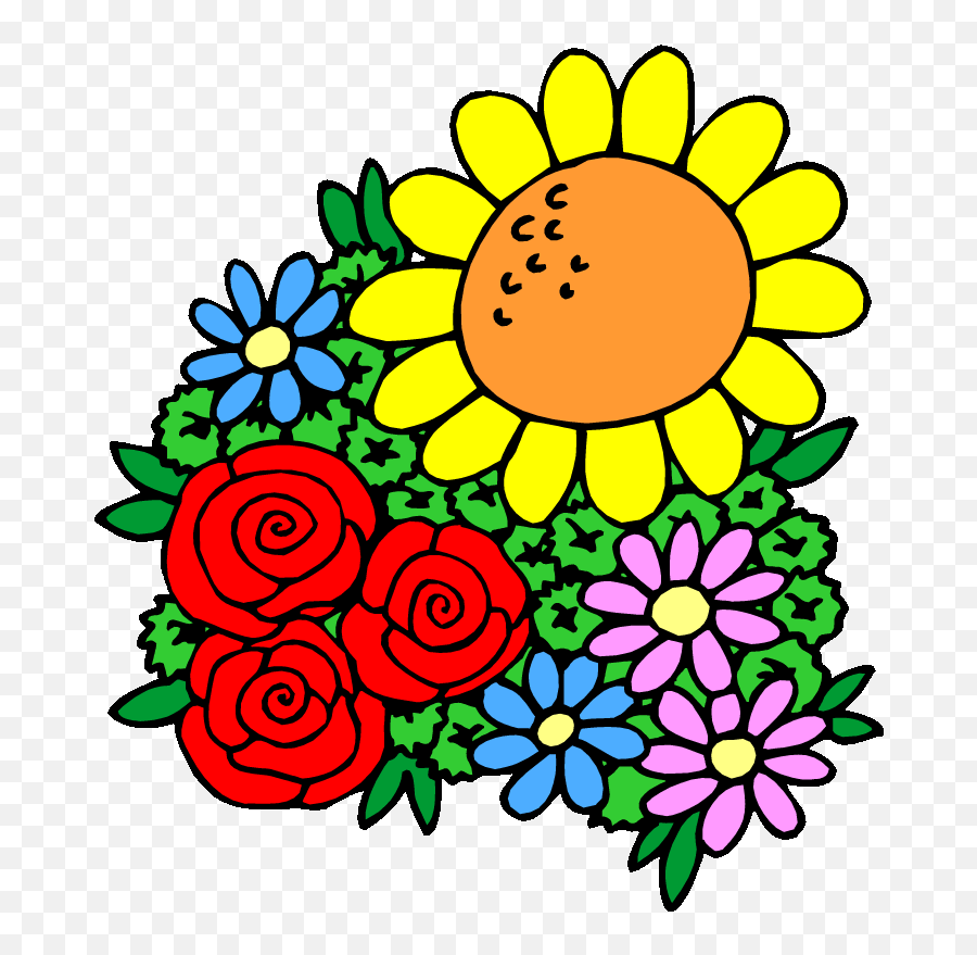 Spring Break Flowers - Plants And Flowers Kids Emoji,Spring Flowers Clipart