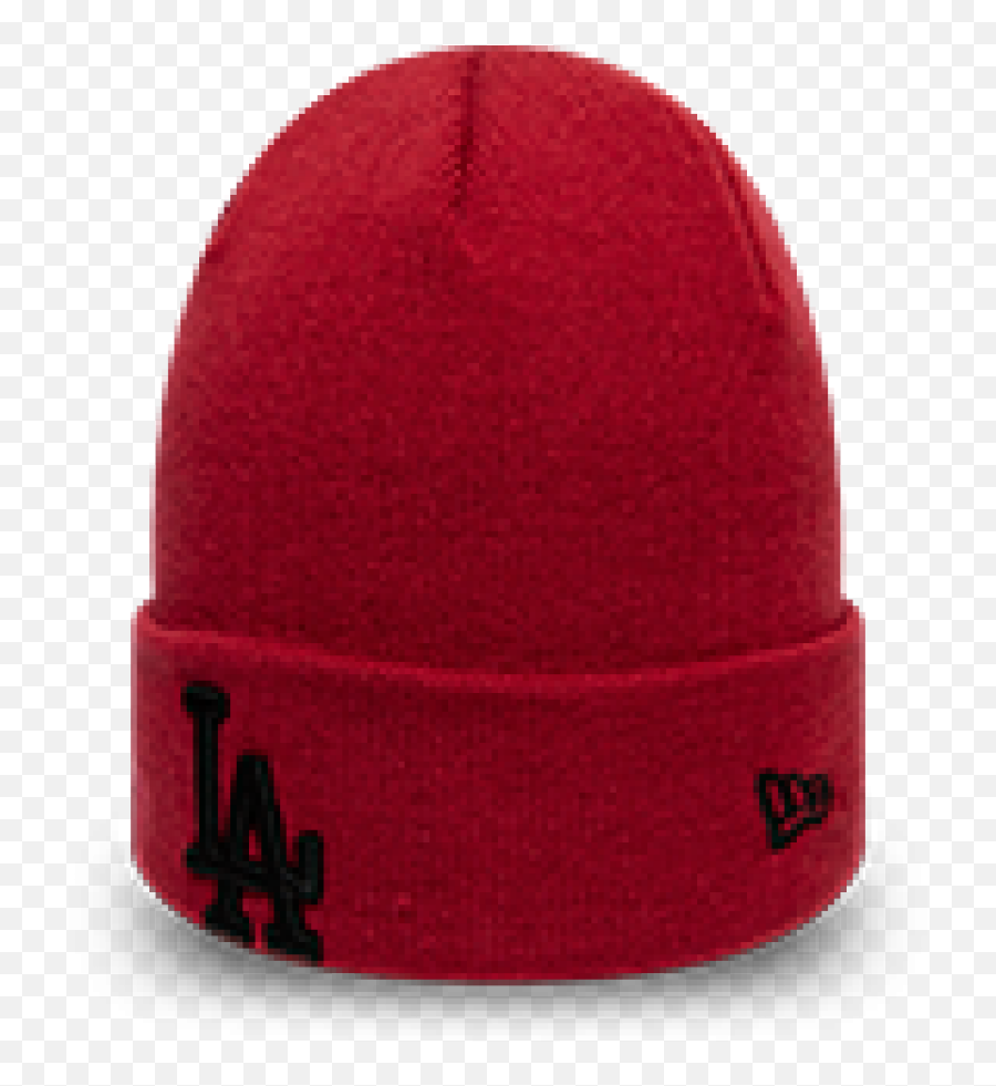 New Era League Essential Cuff Knit Los Angeles Dodgers - Red Unisex Emoji,Dodgers Logo