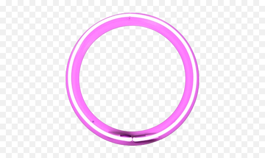 24 Neon Ring - Pink Emoji,Neon Frame Png