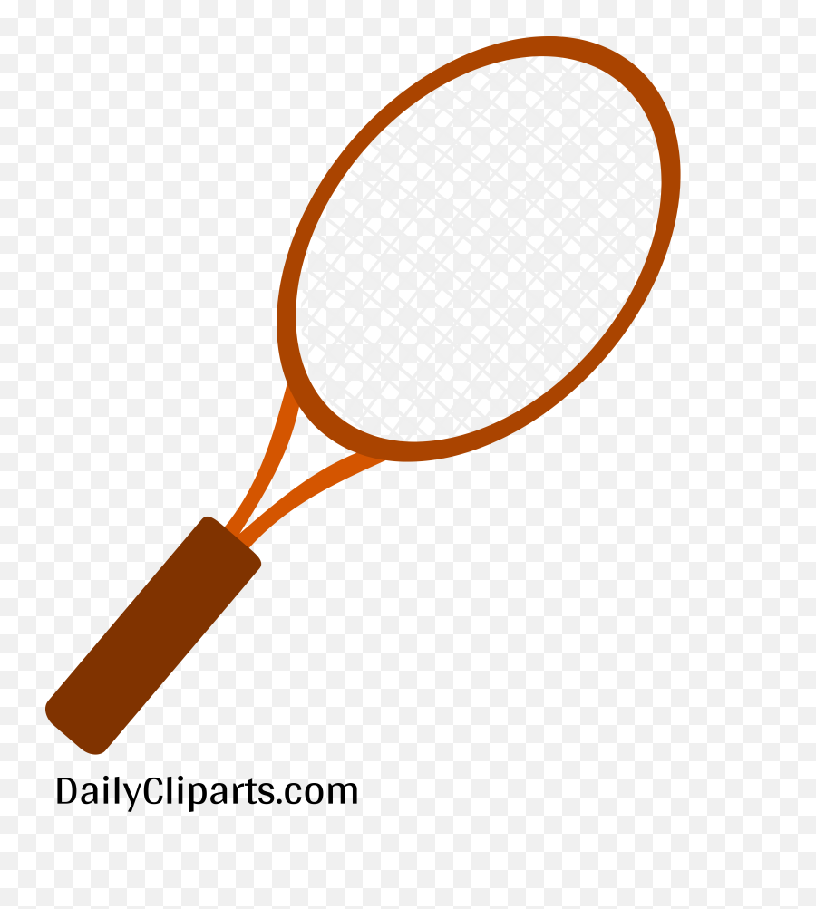 Tennis Racket Clipart Image - Tennis Racquet Icon Transparent Color Emoji,Tennis Racket Clipart