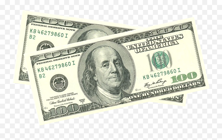 United States One Hundred - Transparent Background Dollar Bill Png Emoji,Dollar Bill Clipart