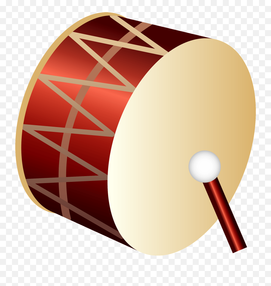 Bass Drum Musical Instrument Clipart - Latin Percussion Emoji,Bass Clipart