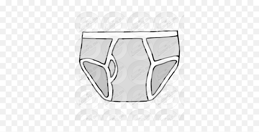Underwear Picture For Classroom Therapy Use - Great For Volleyball Emoji,Underwear Clipart