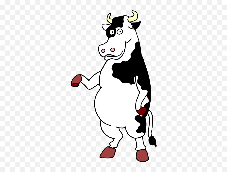 Pictures Of Cartoon Cows - Clipart Best Dancing Cow Transparent Background Emoji,Cow Clipart Black And White
