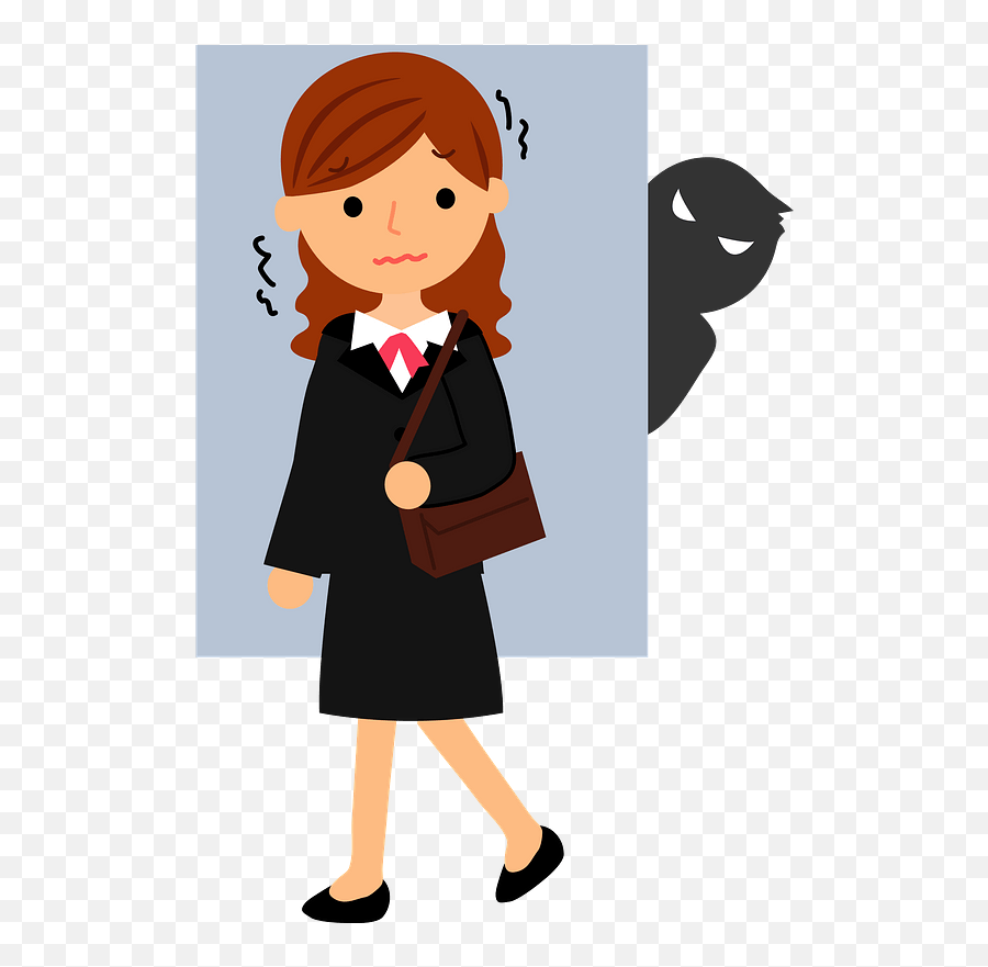 Woman Being Stalked Clipart Free Download Transparent Png - Stalking Png Emoji,Being Transparent