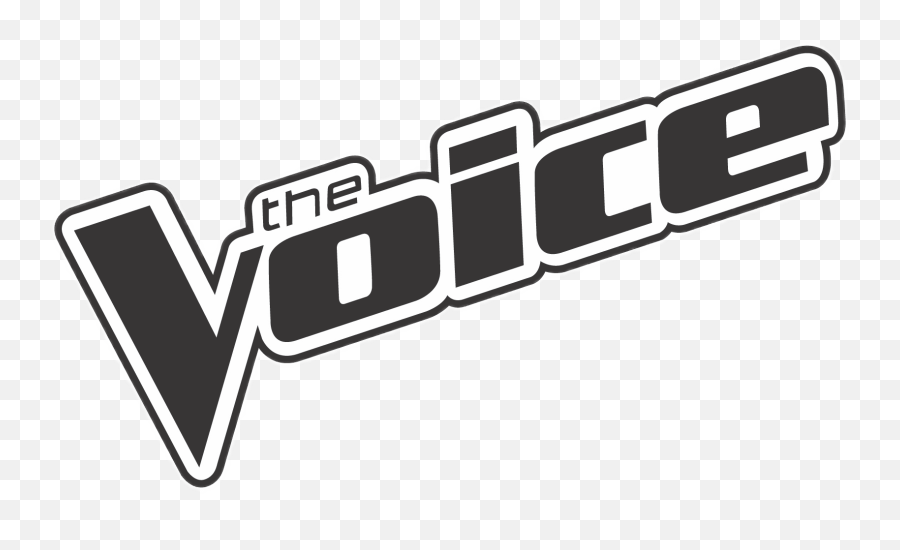 The Voice Logo Black And White - Voice Logo Png Black And White Emoji,The Voice Logo