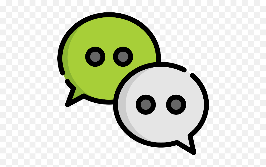 Wechat Logo Sketch Svg Vectors And - Icon Emoji,Wechat Logo