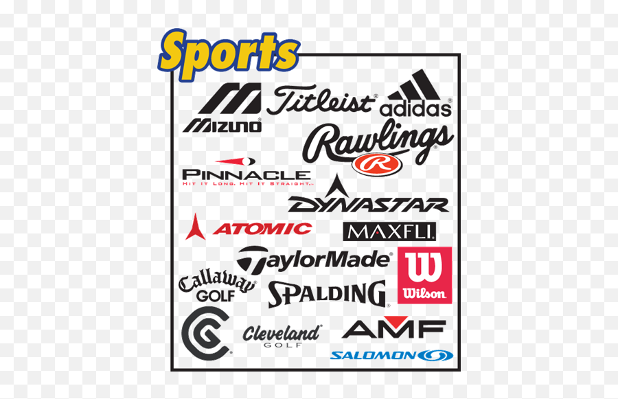 Logos U0026 Trademarks Sporting Goods By Innovative Clip Art - Sporting Goods Logos Emoji,Sport Logos