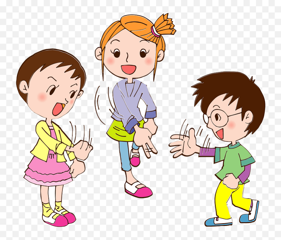 Children Are Playing Rock Paper Scissors Clipart Free - Kids Playing Rock Paper Scissors Clipart Emoji,Scissor Clipart