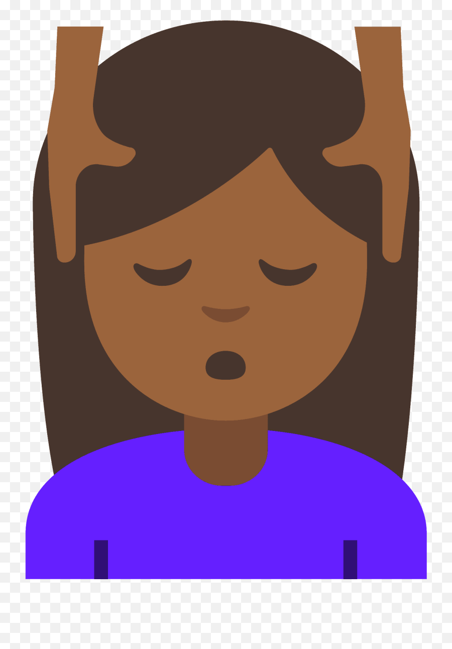 Person Getting Massage Emoji Clipart Free Download - Masaje Animado Png,Massage Clipart