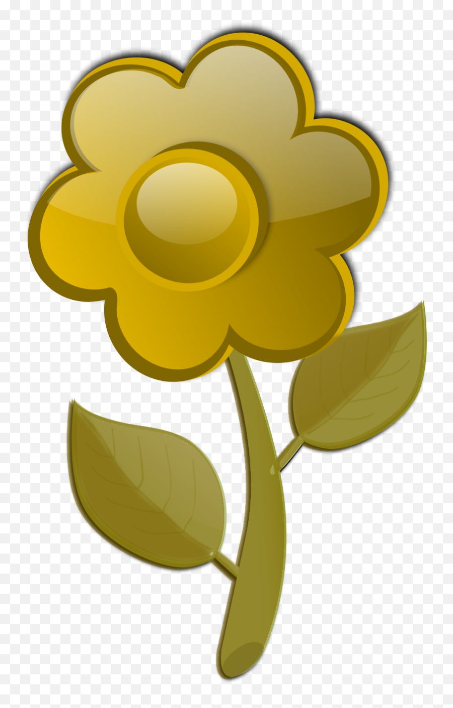 Tallos De Flores Vector Png Transparent - Green Flower With Stem Clipart Png Emoji,Fall Flowers Clipart