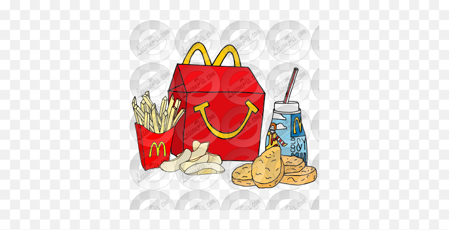 Mcdonalds Symbols - Happy Meal Clip Art Emoji,Mcdonalds Clipart
