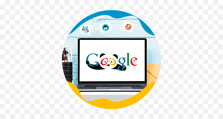 The History Of Seo Blucactus Web Optimization Agency Seo Emoji,History Of Google Logo