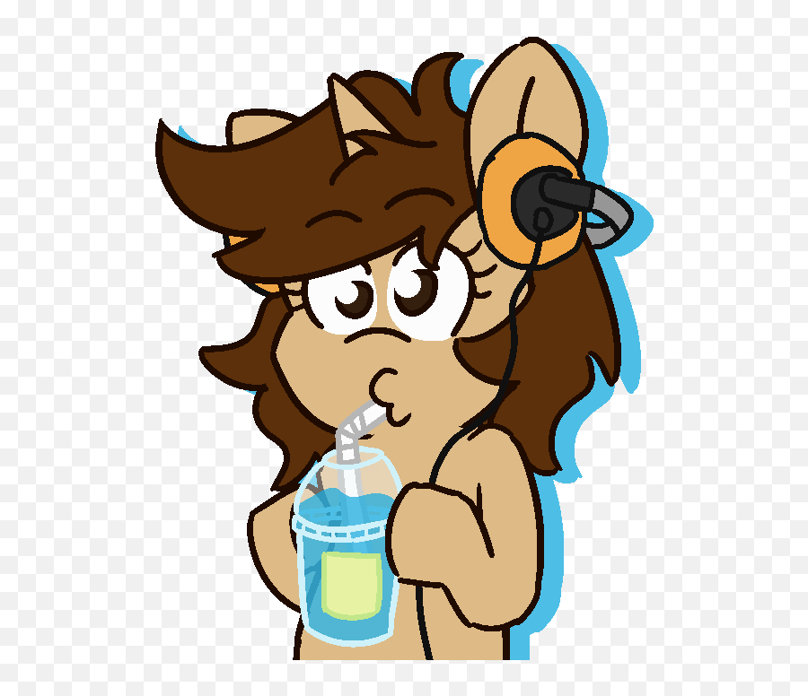 Threetwotwo32232 Drink Drinking Female Headphones - Fictional Character Emoji,Drinking Clipart