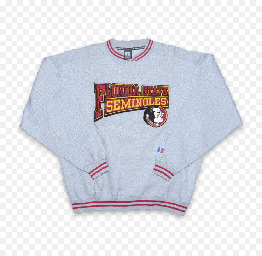 Vintage Russell Athletic Florida State Sweater Large - Long Sleeve Emoji,Nfl Logo Sweatshirts