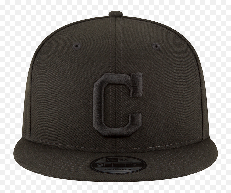 Cleveland Indians New Era 9fifty Snapback Blackout - Solid Emoji,Cleveland Indians New Logo