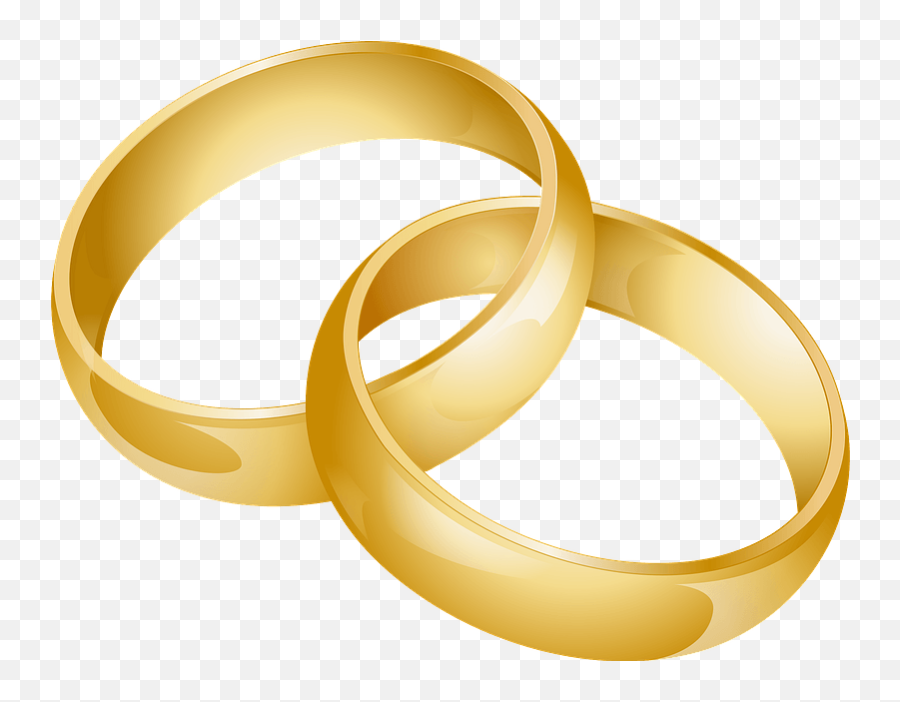Wedding Bands Intertwined Clipart - Wedding Rings Clipart Emoji,Wedding Ring Clipart