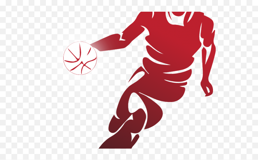 Download Hd Basketball Clipart Clinic - Transparent Emoji,Football Silhouette Clipart