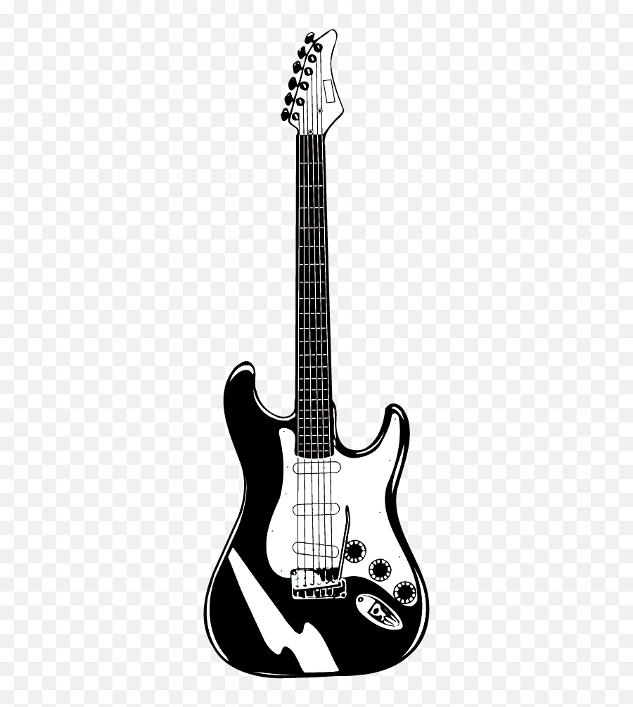 Gibson Flying V Electric Guitar Silhouette - Guitar Vector Emoji,Electric Guitar Png