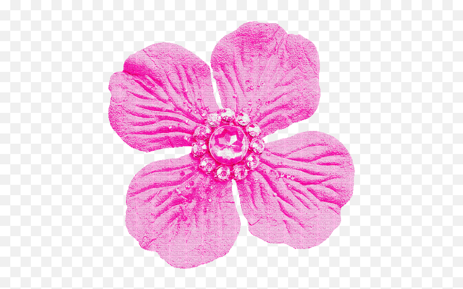 Pink Animated Flower - By Kittykatluv65 Animated Flower Emoji,Flower Petals Clipart