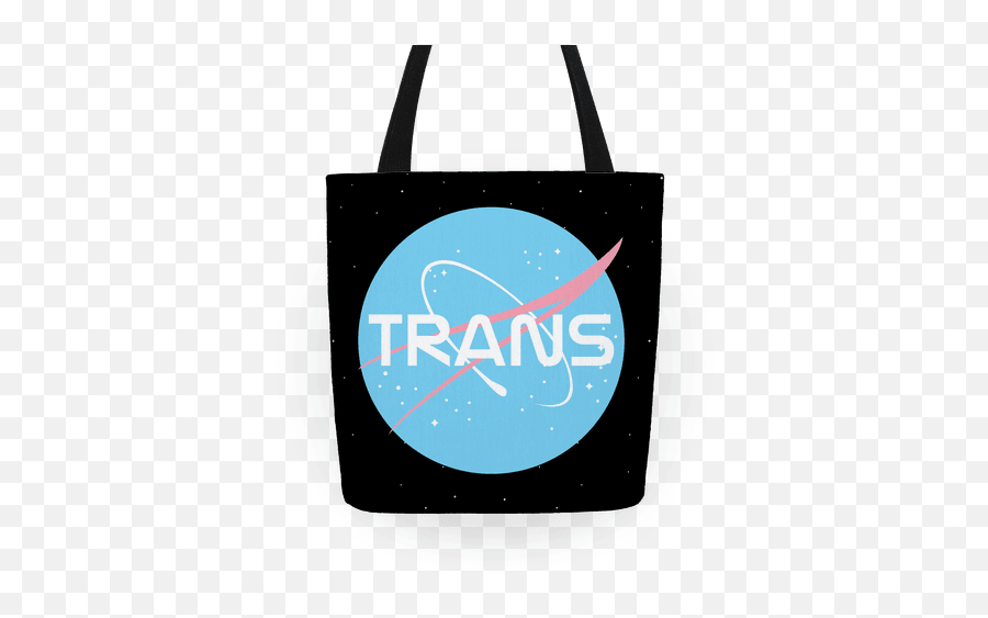 Trans Nasa Totes Lookhuman Pride Flag Colors Vintage - Tote Bag Emoji,Nasa Logo