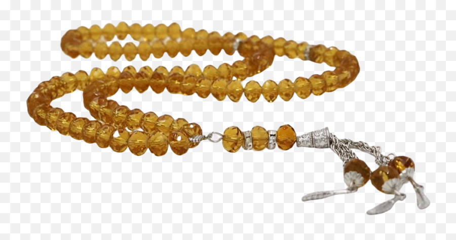 Islamic Tesbih Crystal Cut Acrylic Prayer Beads 99 Count Gold Emoji,Bead Png