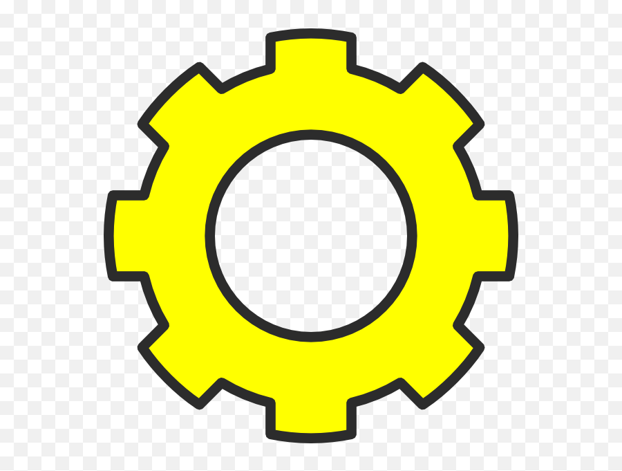 Imagination Movers Gears Clip Art At - Yellow Gear Clipart Emoji,Gears Clipart