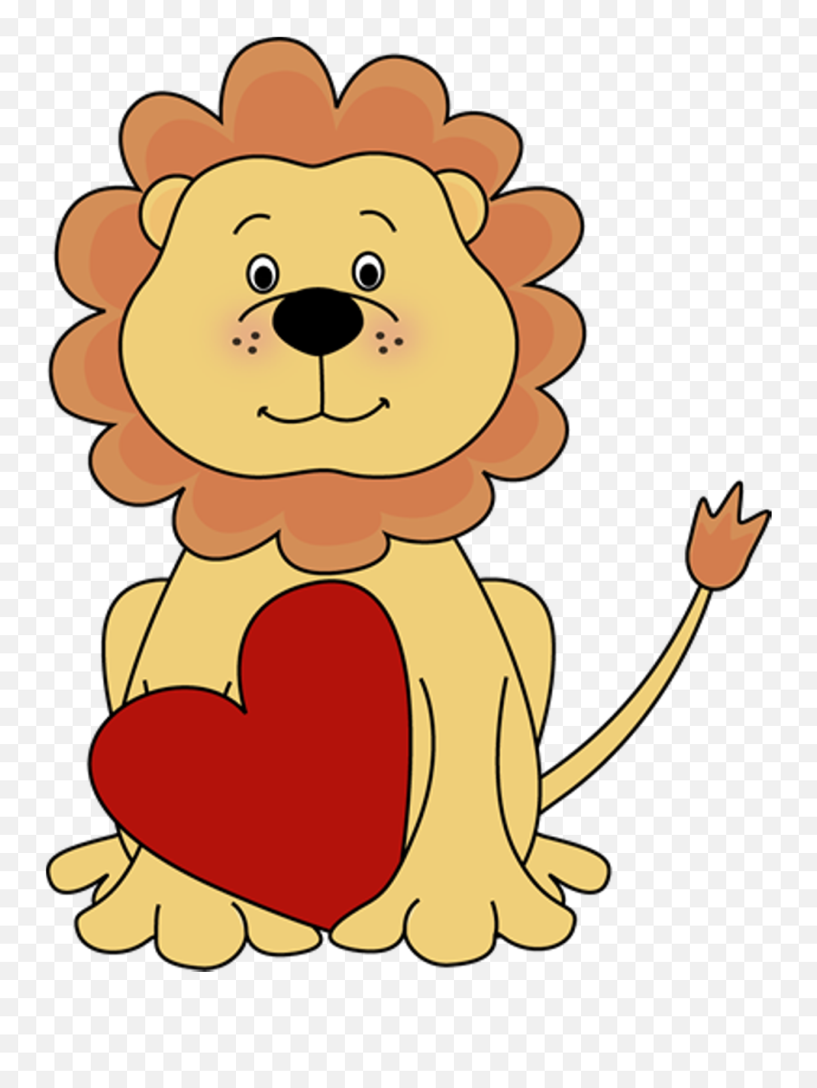 Transparent Circus Lion Clipart - Lion Valentine Emoji,Lion Clipart