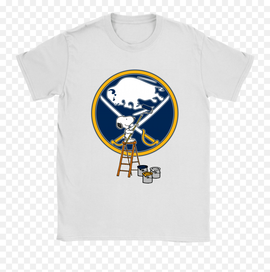 Snoopy Paints The Buffalo Sabres Logo - Harry Potter T Shirt Golden Trio Emoji,Buffalo Sabres Logo