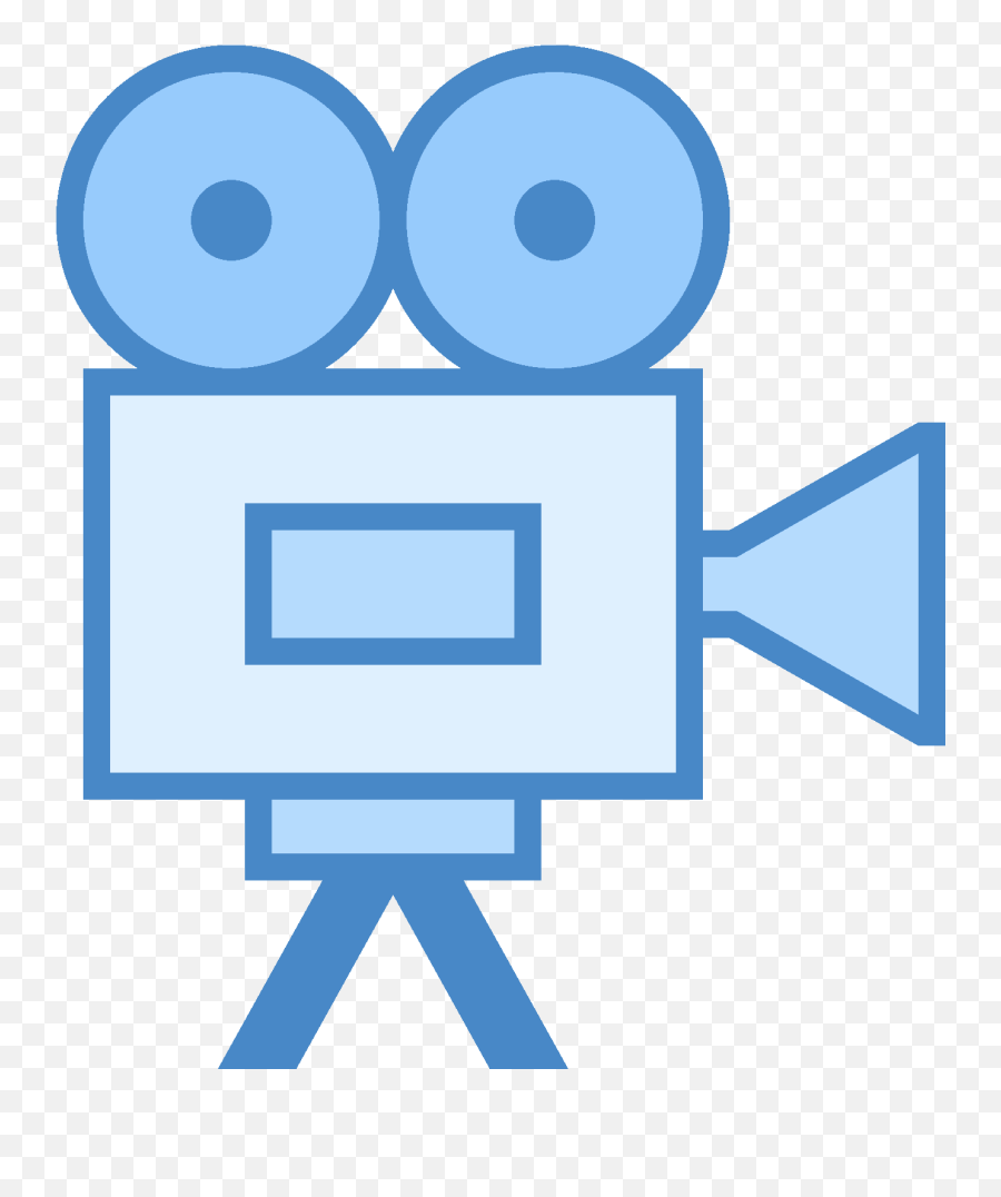 Download Hd Movie Projector Icon - Video Icon Png Blue Movie Icon Blue Png Emoji,Video Icon Png