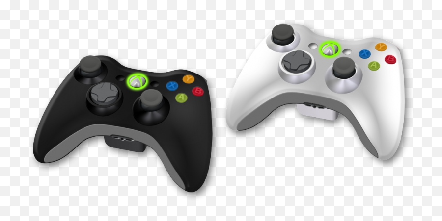 Free Xbox Clipart Black And White - White Xbox 360 Controller Png Emoji,Xbox Controller Clipart