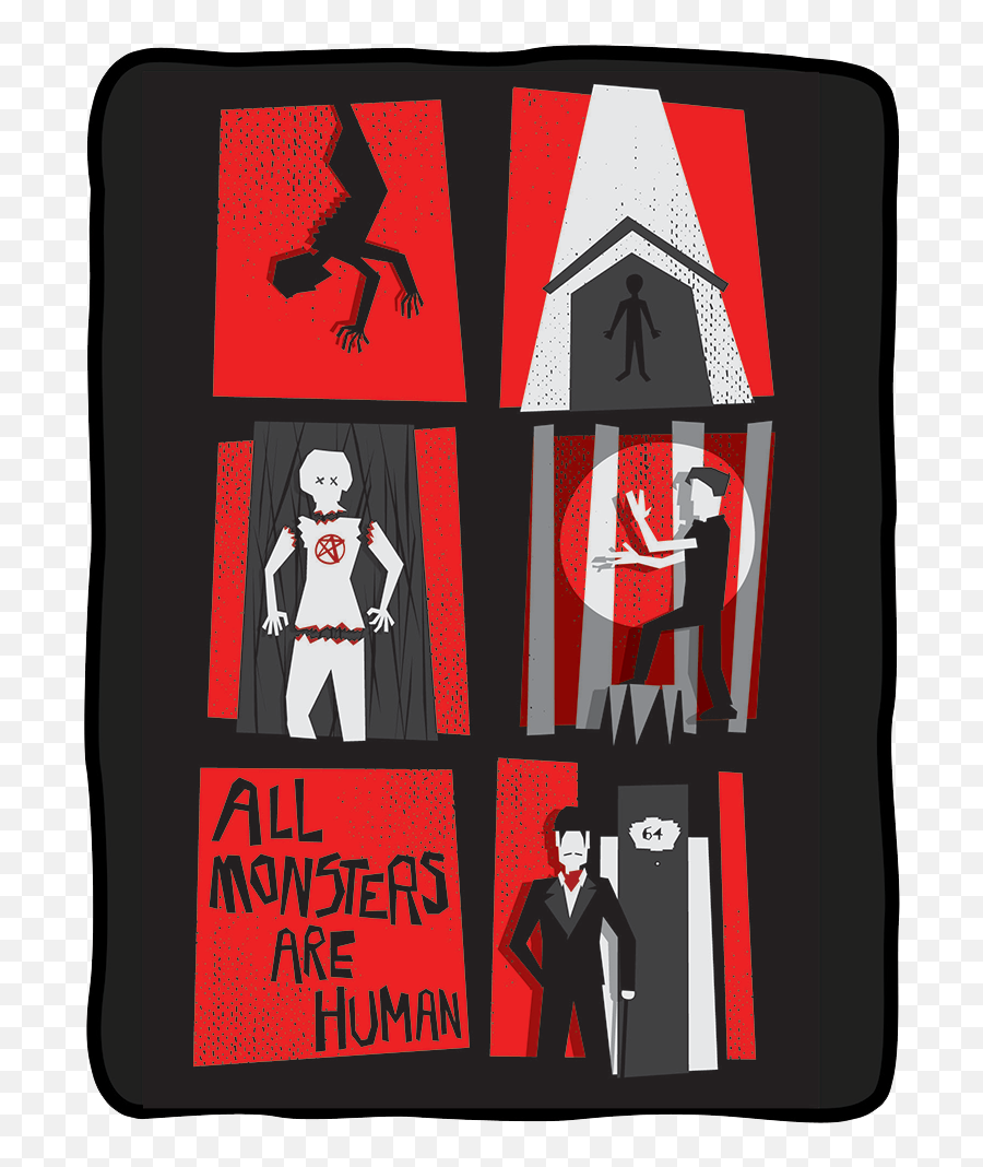 American Horror Story Fleece Blanket - American Horror Story Blanket Emoji,American Horror Story Logo