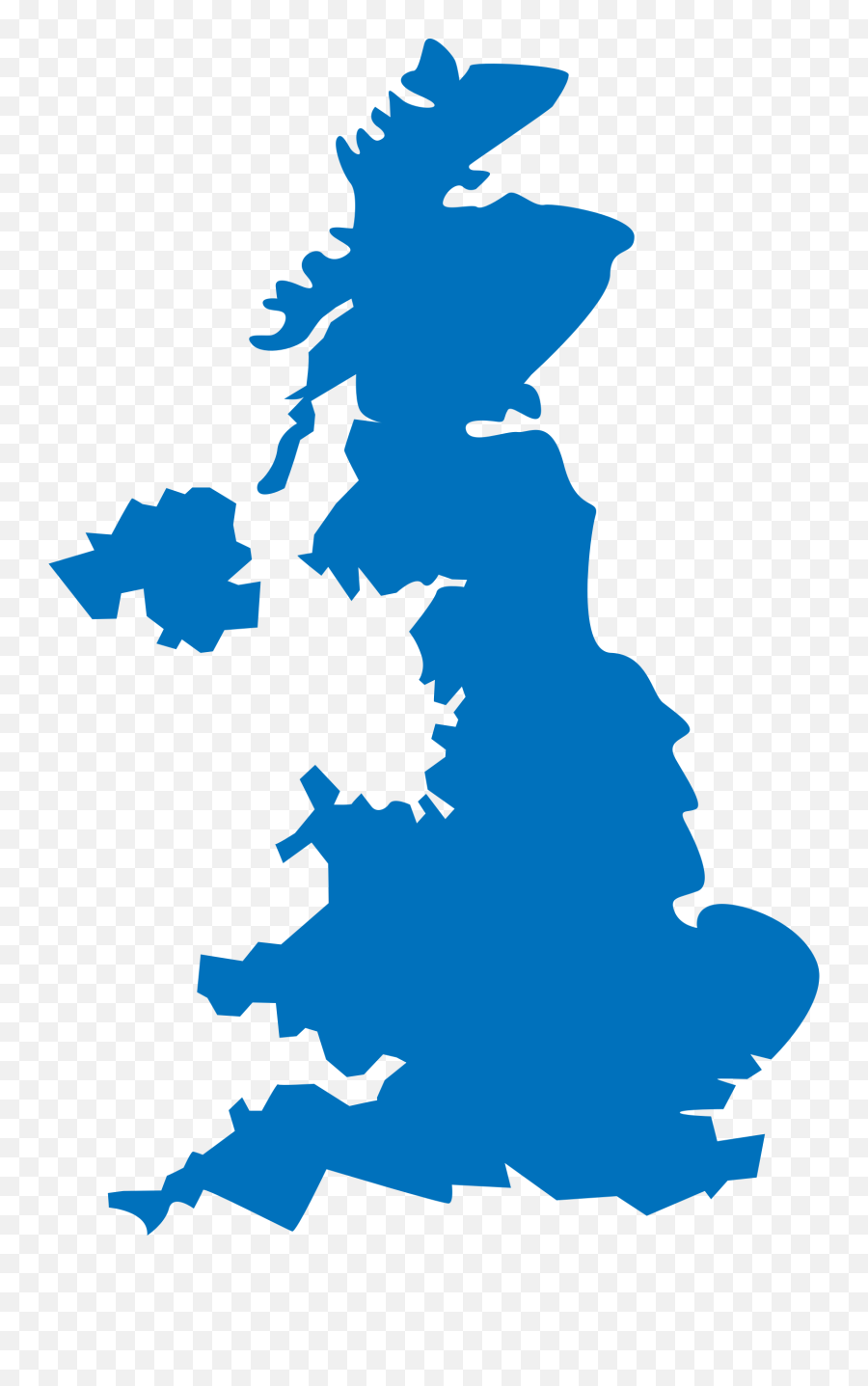 Free Clip Art - United Kingdom Map Vector Emoji,Map Clipart