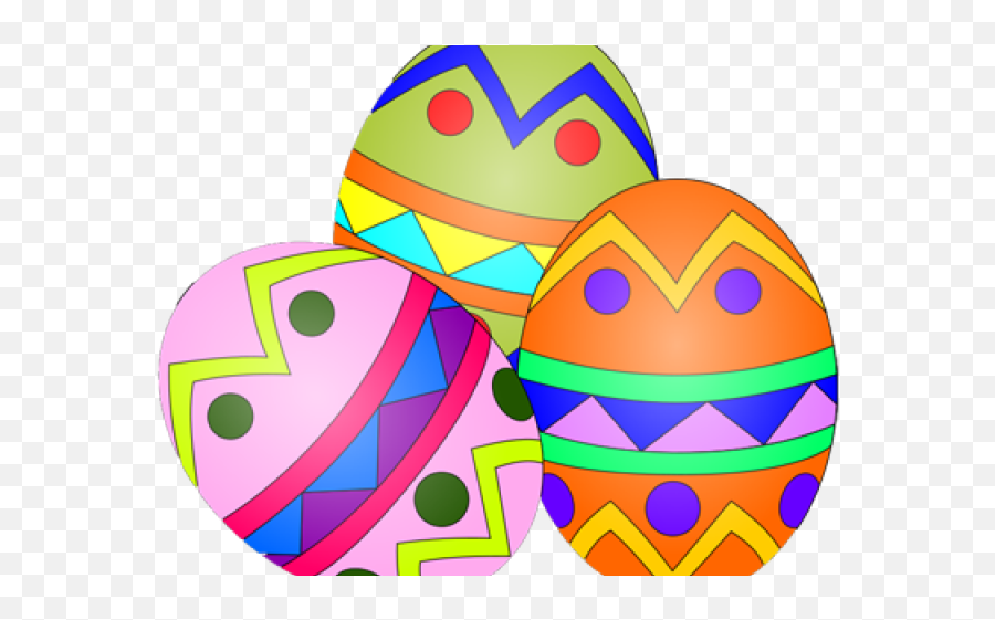 Easter Eggs Clipart Group - Group Of Easter Eggs Emoji,Easter Egg Clipart