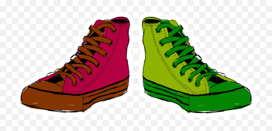 Shoe Sneakers Designer Footwear - Cartoon Shoes Png Clipart Cartoon Sneaker Png Transparent Emoji,Sneakers Clipart