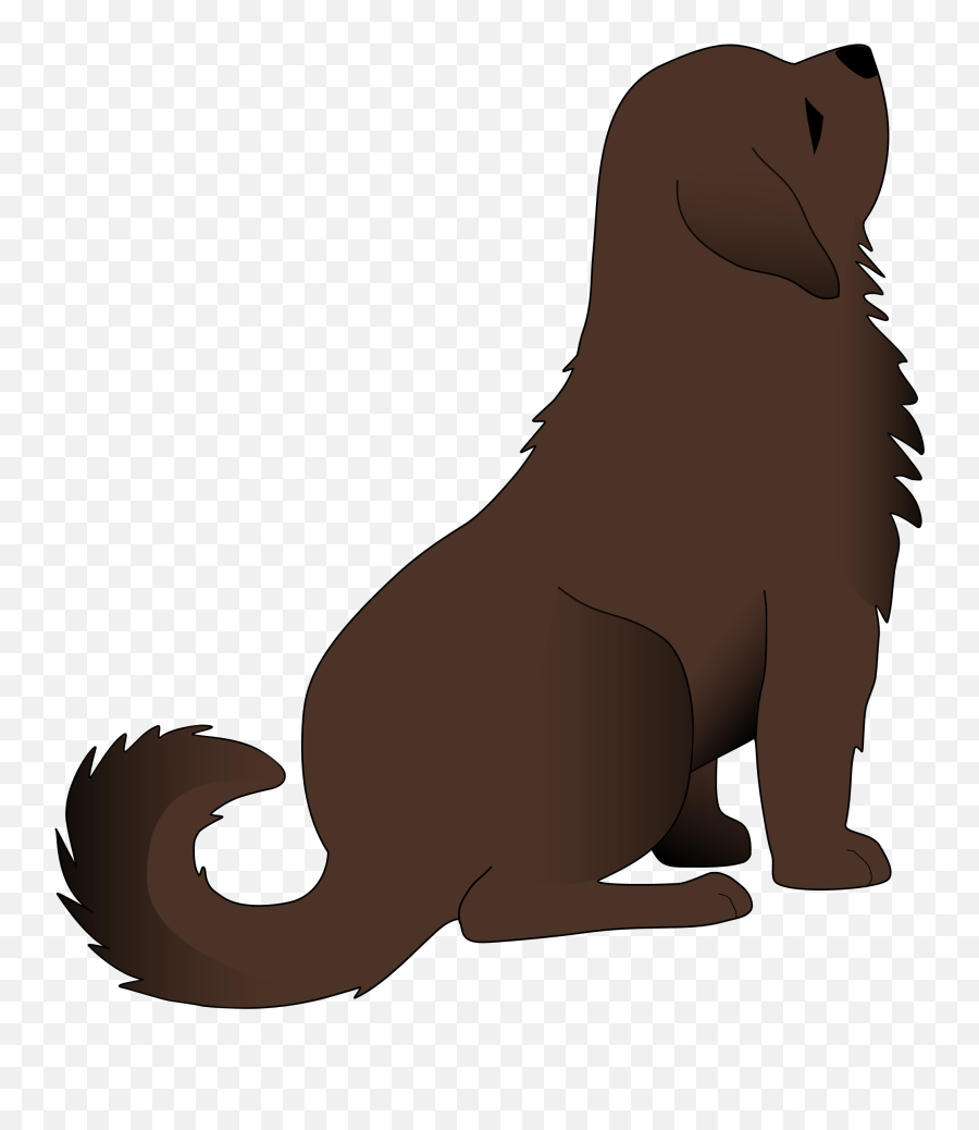 Download Puppy Clipart Brown Dog - Dog Sitting Clipart Png Dog Sitting Clipart Emoji,Puppy Clipart