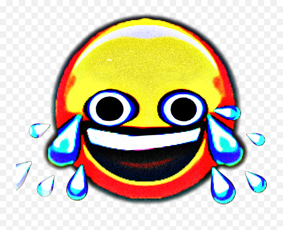 Cursed Emoji Sticker By M0ist Salmon - Happy,Laughing Emoji Png