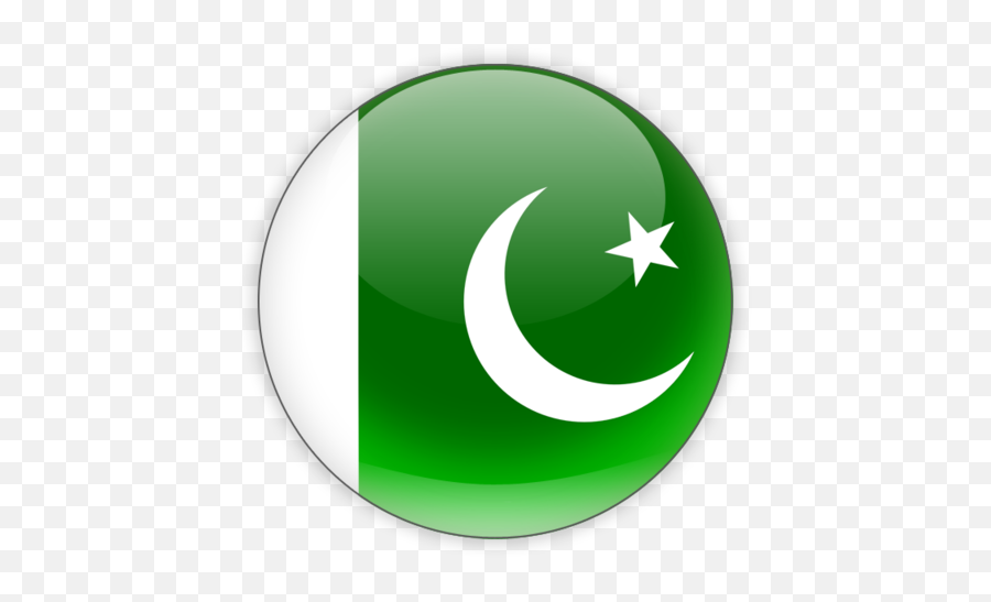 Round Icon Illustration Of Flag Of Pakistan - Pakistan Flag Circle Png Emoji,Logo Circle Png