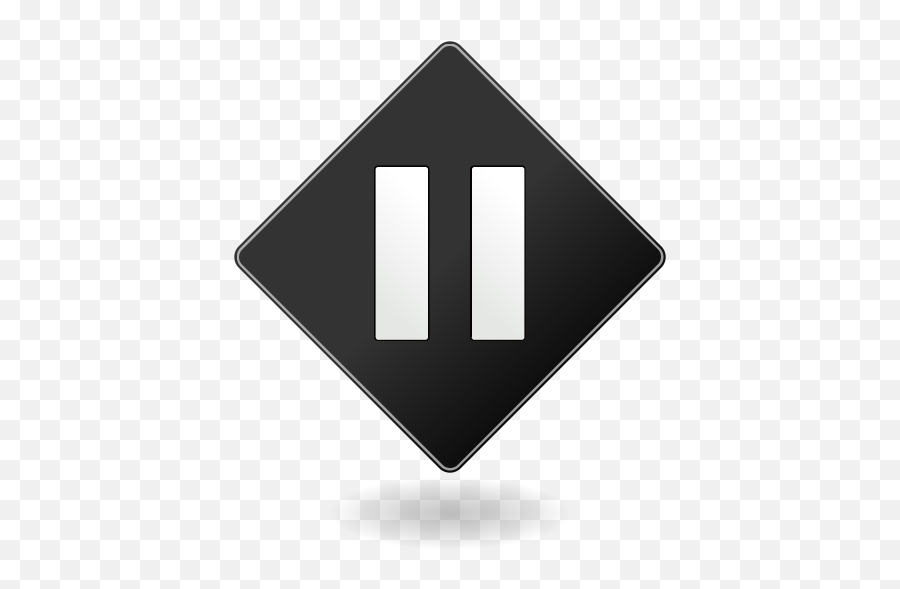 Arrow Logo Pause Stop Tape Wait - Horizontal Emoji,Arrow Logo