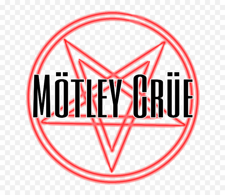Motleycrue Logo Neon Stikers Sticker - Vertical Emoji,Motley Crue Logo